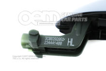 Klamka drzwiowa, zagruntowana z zewnątrz 3C0839205D GRU (2)