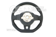 Kierownica wielofunkcyjna (skórzana) w kolorze czarnym/szarym artystycznym 1K8419091BQASZ (4)