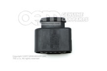 Płaska obudowa styków z mechanizmem blokującym styki króćce przyłączeniowe klapy wahliwej do regulacji klapy powietrza kolektora dolotowego sonda lambda (przed katalizatorem) 8K0973705