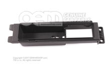 Dusza przedziału konsoli środkowej (czarna) 8P0863284  6PS