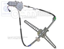 Podnośnik szyby z silnikiem Volkswagen Corrado 53 535837401A