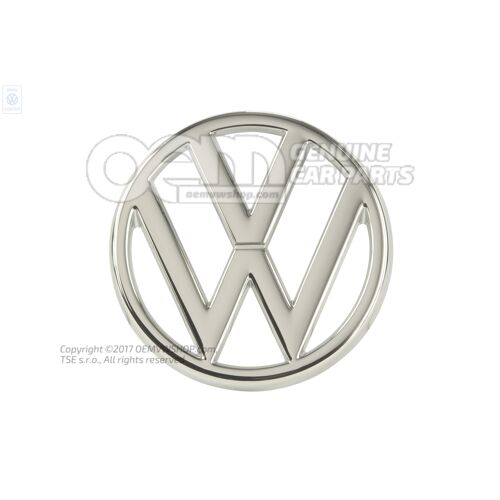 Przód emblematu VW do golfa Mk1, Busa T3, Passata 321853601