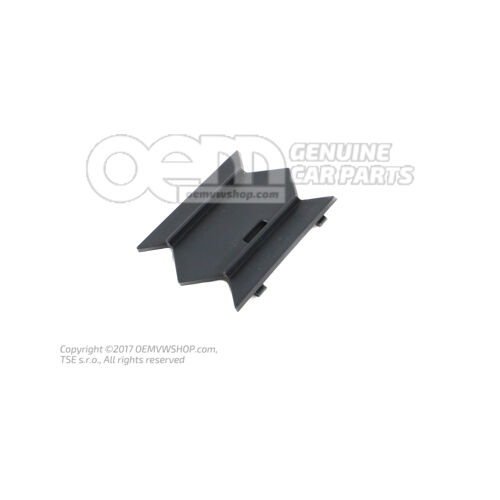 Listwa zderzaka satynowa czarna Skoda Yeti 5L 5L0853666A 9B9