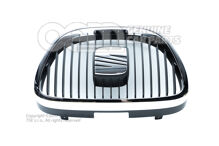 Osłona chłodnicy satynowa czarna 5P0853651A 9B9