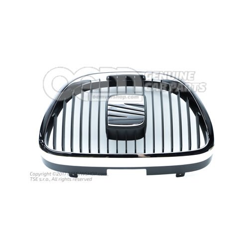 Osłona chłodnicy satynowa czarna 5P0853651A 9B9