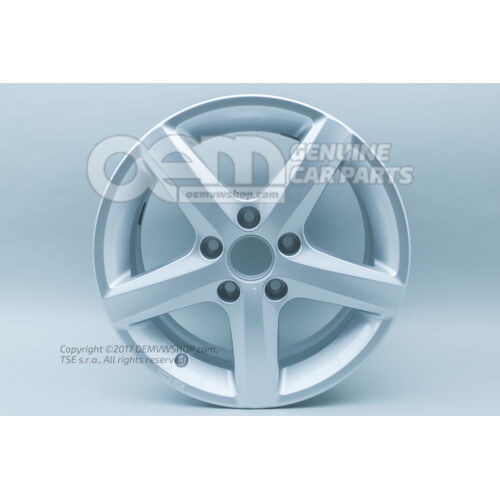 Obręcz aluminiowa w kolorze diamentowego srebra 5K0071496  8Z8
