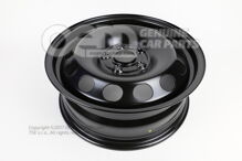 Felga stalowa rajdowa czarna 8P0601027  03C