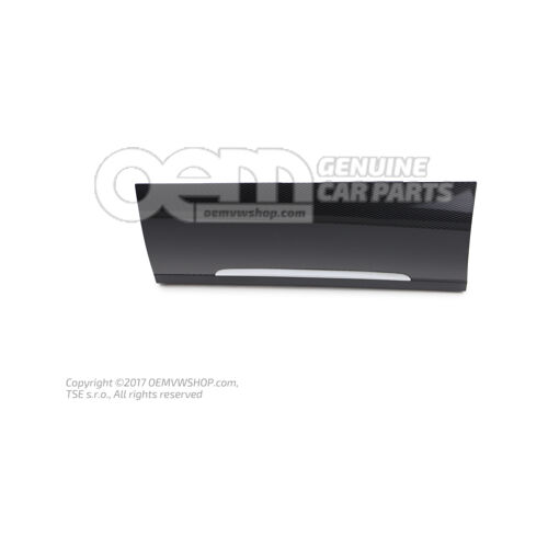 Panel schowka w kolorze czarnym matowym 5G1857337C CKK