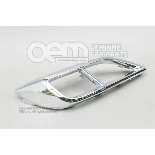 Nakładka rury wydechowej, wysoka chrom 3CN807834B 2ZZ