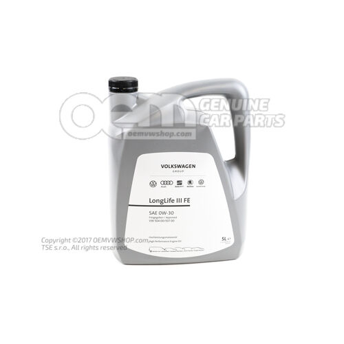 Oryginalny nowy olej silnikowy o przedłużonej trwałości 504/00 507/00 - 0W30 G S55545M4EUR