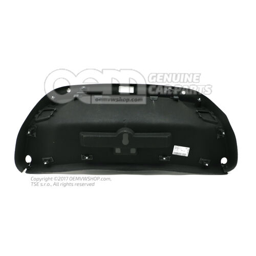 Panel wykończenia pokrywy tylnej w kolorze czarnym 3G5867605  CA9