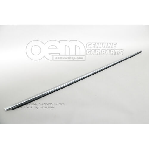 Uszczelka szczeliny szyby z listwą ozdobną aluminiową Audi Q7 4M 4M0853284  3Q7