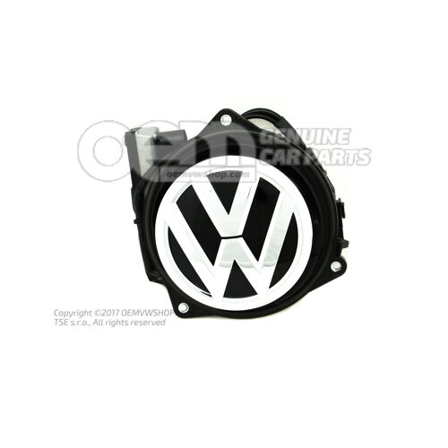 Mechanizm sterujący z mikroprzełącznikiem, czarny, wysoki połysk/polerowany chrom Volkswagen Passat GTE 4 motion 3G0827469H FOD