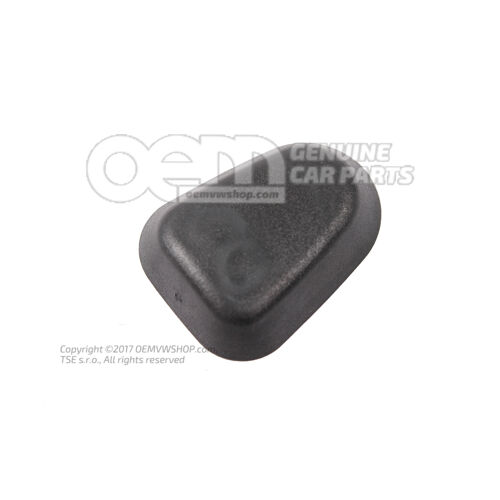 Zaślepka satynowa czarna 5N0837111  9B9