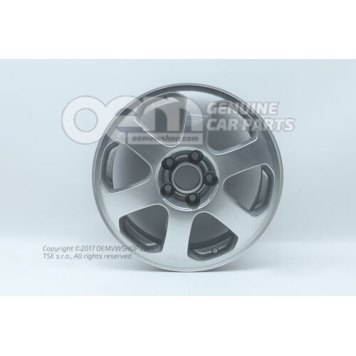 Felga aluminiowa w kolorze chromu metalik 1U0601025A 7ZS