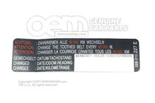 Naklejka 'uwaga' 028010227E (1)