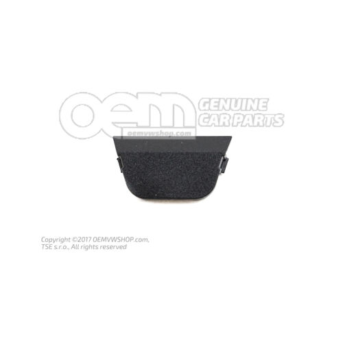 Czapka z daszkiem satynowa czarna 5L0853140  9B9
