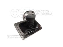 Osłona dźwigni zmiany biegów czarna/aluminiowa 3AB713203E TVJ