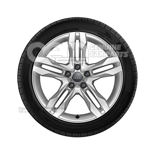 Felga aluminiowa z oponą zimową diamentowo srebrna Audi A4/S4/Avant/Quattro 8W 8W9073218A 8Z8