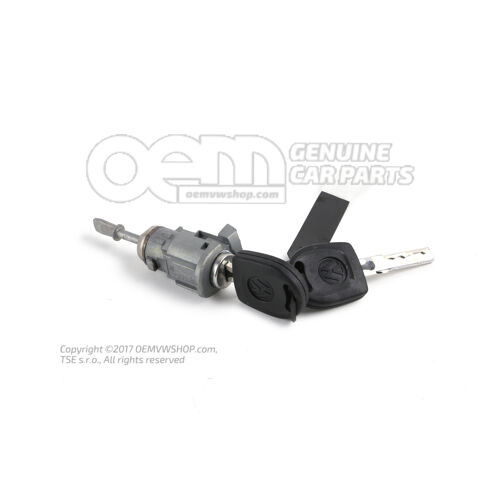 Cylinder zamka z kluczami i obudową 1U0837168E