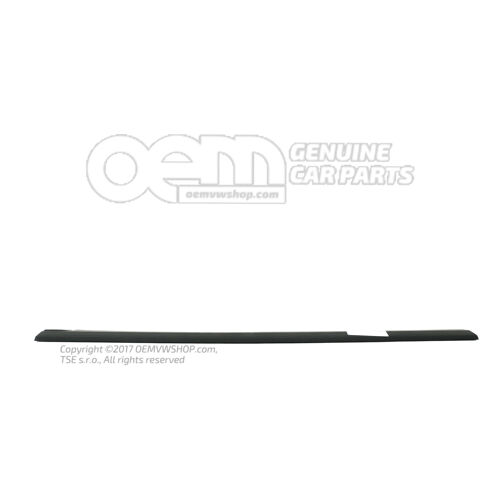 Osłona drzwi satynowa czarna 441853960A 01C