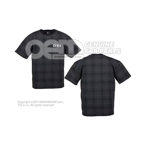 3A4084200D 041 T-shirt, XL, men's, Black, GTI Collection