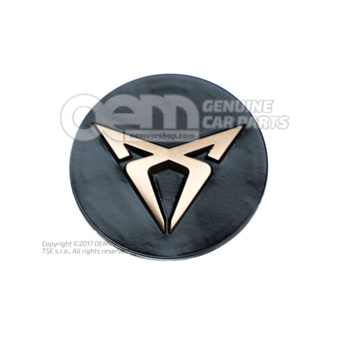 Satin black/copper Hub cap5FA601171AOXW