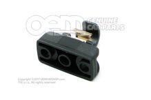 Uchwyt duszy osłony przeciwsłonecznej (czarny) 4D0857561E 4PK (1)