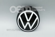 Emblemat VW Czysty biały/czarny 14A853601  AWA
