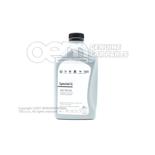 Lekki olej silnikowy „Special G” G  S55502M2