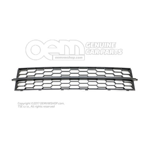 Kratka nawiewu satynowa czarna Skoda Octavia 5E 5E0853677  9B9