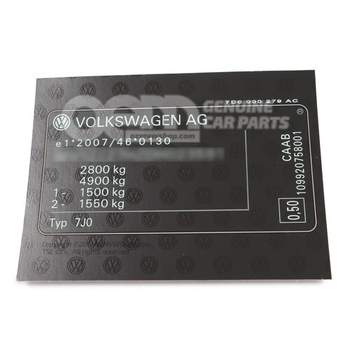 Plakietka identyfikacyjna 7D0000279AC
