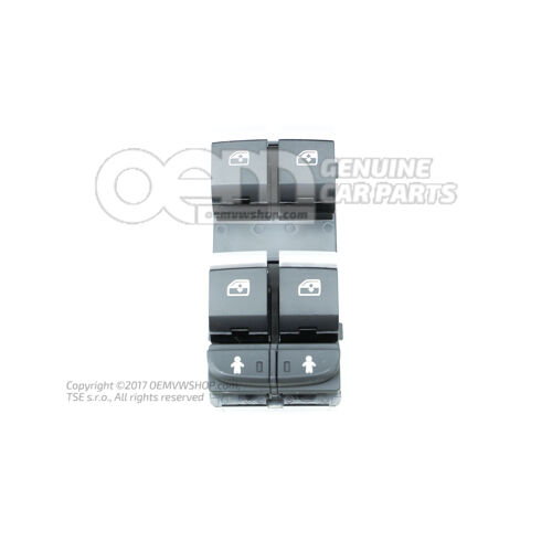 Przełącznik szabli elektrycznej szyby (czarny) 4M0959851B 5PR