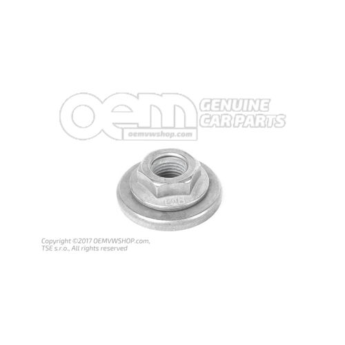 Nakrętka kołnierzowa sześciokątna samozabezpieczająca rozmiar M14X1,5 WHT004898