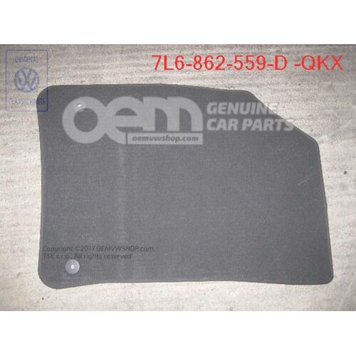 Dywanik antracytowy Volkswagen Touareg 7L 7L6862559D QKX