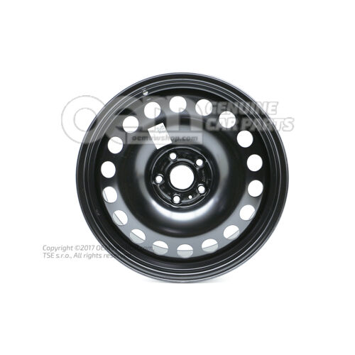 Felga stalowa rajdowa w kolorze czarnym 1EA601027A 03C
