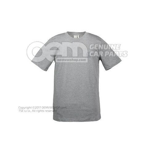 330084200A 8XP T-shirt, S, men's, Grey, Volkswagen Collection