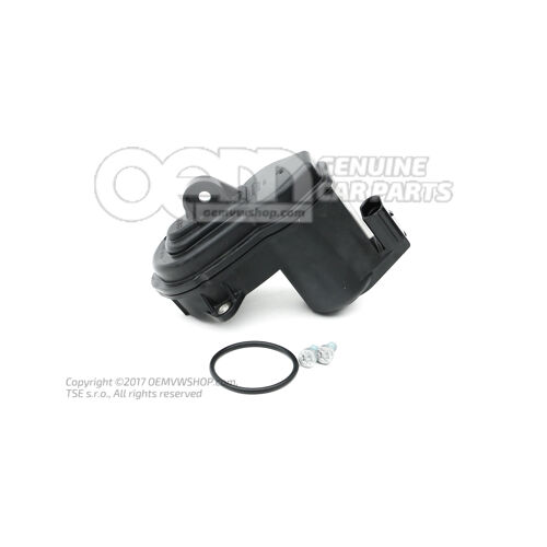 Serwomotor do obudowy zacisku hamulcowego z elementami montażowymi 4M0998281