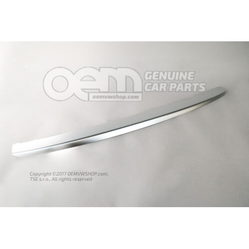 Listwy ozdobne zderzaka aluminiowe matowe 8E5807443G 1L1