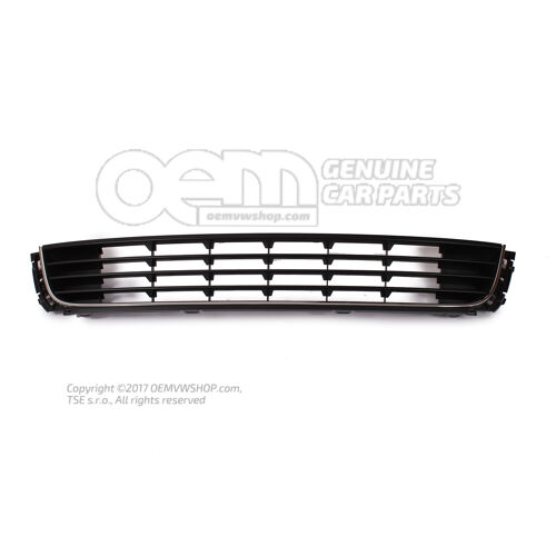 Kratka wentylacyjna satynowa czerń/wysoki chrom Volkswagen Eos 1Q 1Q0853671D RYP
