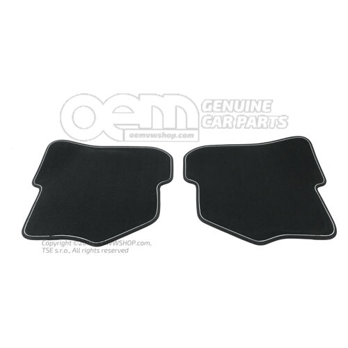 komplet dywaników soul (czarny)/srebrno-ciemny Audi A1/S1 8X 8XA864450A EAT