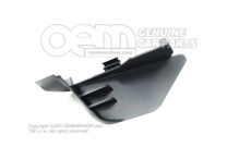 Osłona zawiasu w kolorze czarnym, satynowym 1J0823629D 01C