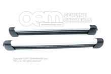 Uchwyt na narty i snowboard do bagażnika podstawowego z rowkiem T, do wszystkich bagażników podstawowych o przekroju kwadratowym 20x30mm 3B0071129G