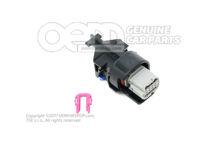 Obudowa styku płaskiego z mechanizmem blokującym styki 3G0973708B Obudowa styku płaskiego z mechanizmem blokującym styki 3G0973708B