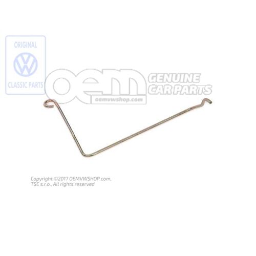 Dźwignia zamykająca sworzeń zamka Volkswagen Corrado 53 535823589