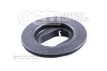 1 zestaw elementów mocujących matę podłogową, satynowo-czarną 3D0061795  B41