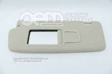 Daszek przeciwsłoneczny z lusterkiem i osłoną w kolorze beżowym pashmina 8V0857551E QM6 (1)