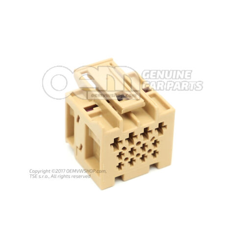 Płaska obudowa styków z mechanizmem blokującym styki 6Q0972883A
