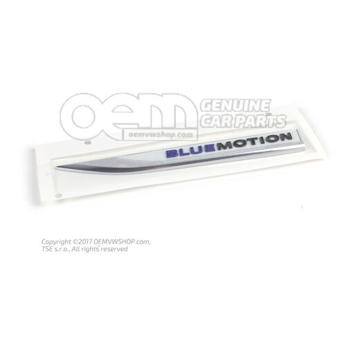 Odznaka (samoprzylepna) czysta biel/polerowany chrom/ultramaryna/czarny 5G0853688BCCWB