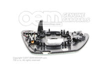 Szkło lusterka (wypukłe) z płytką nośną do podgrzewanych i elektrycznie regulowanych lusterek zewnętrznych 565857521E (1)